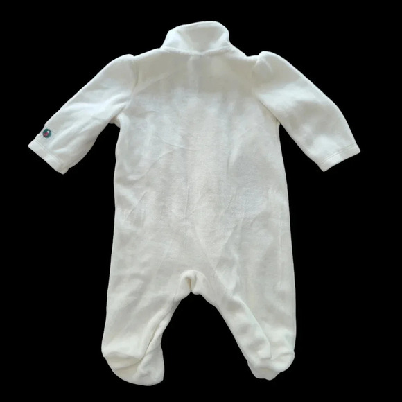 2009 Disney Baby Girl's My First Christmas Fleece Footie Pajama, Size 0-3mo - Picture 2 of 8